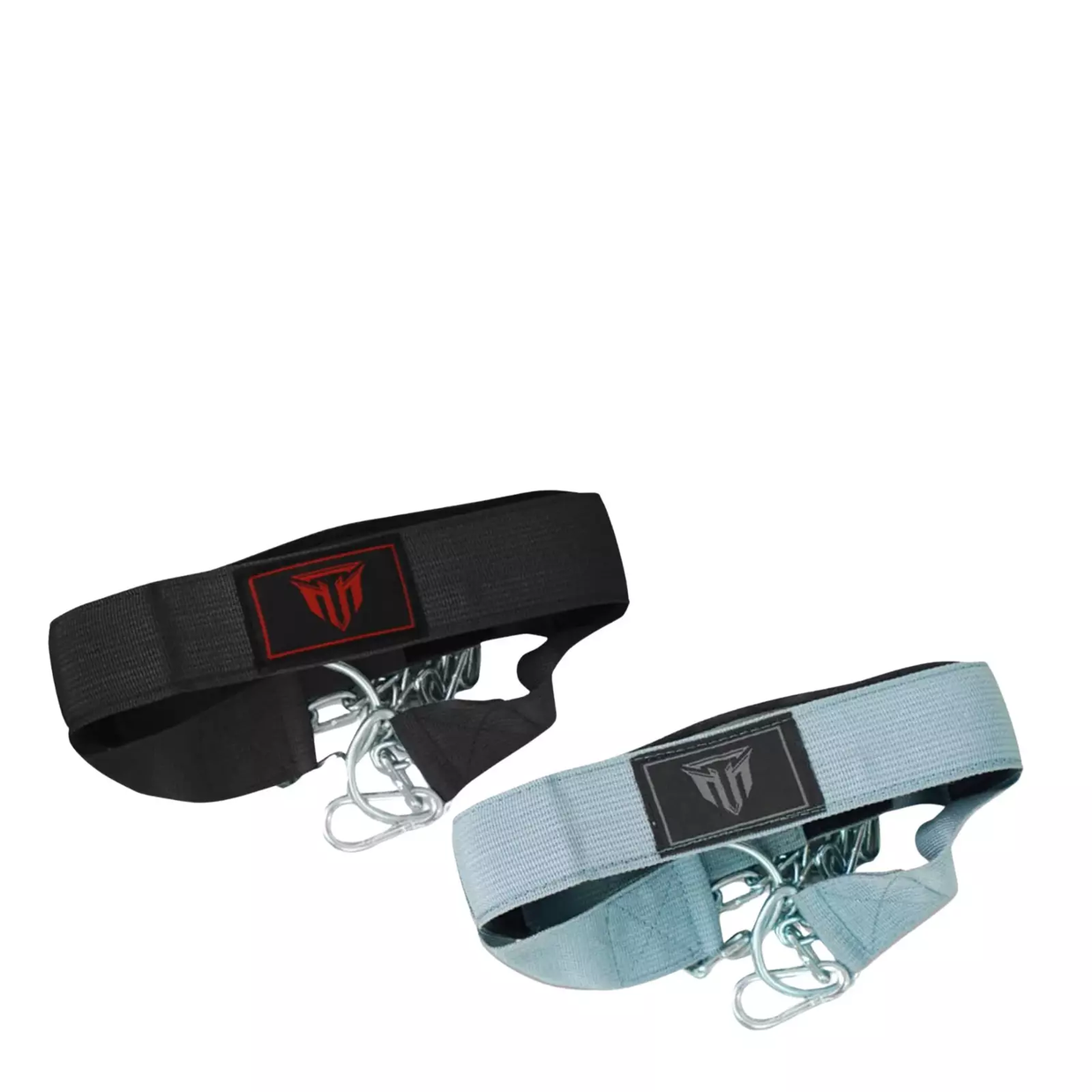 MT head harness for neck training with steel chain, product photo
