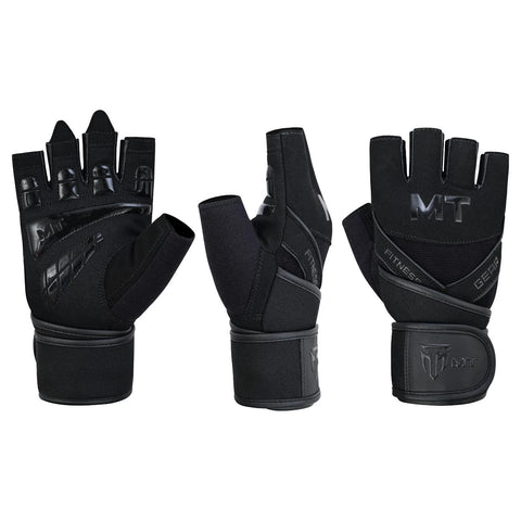 MT Master Gym Gloves | Premium Suede Leather & Neoprene Weightlifting Gloves for Men & Women