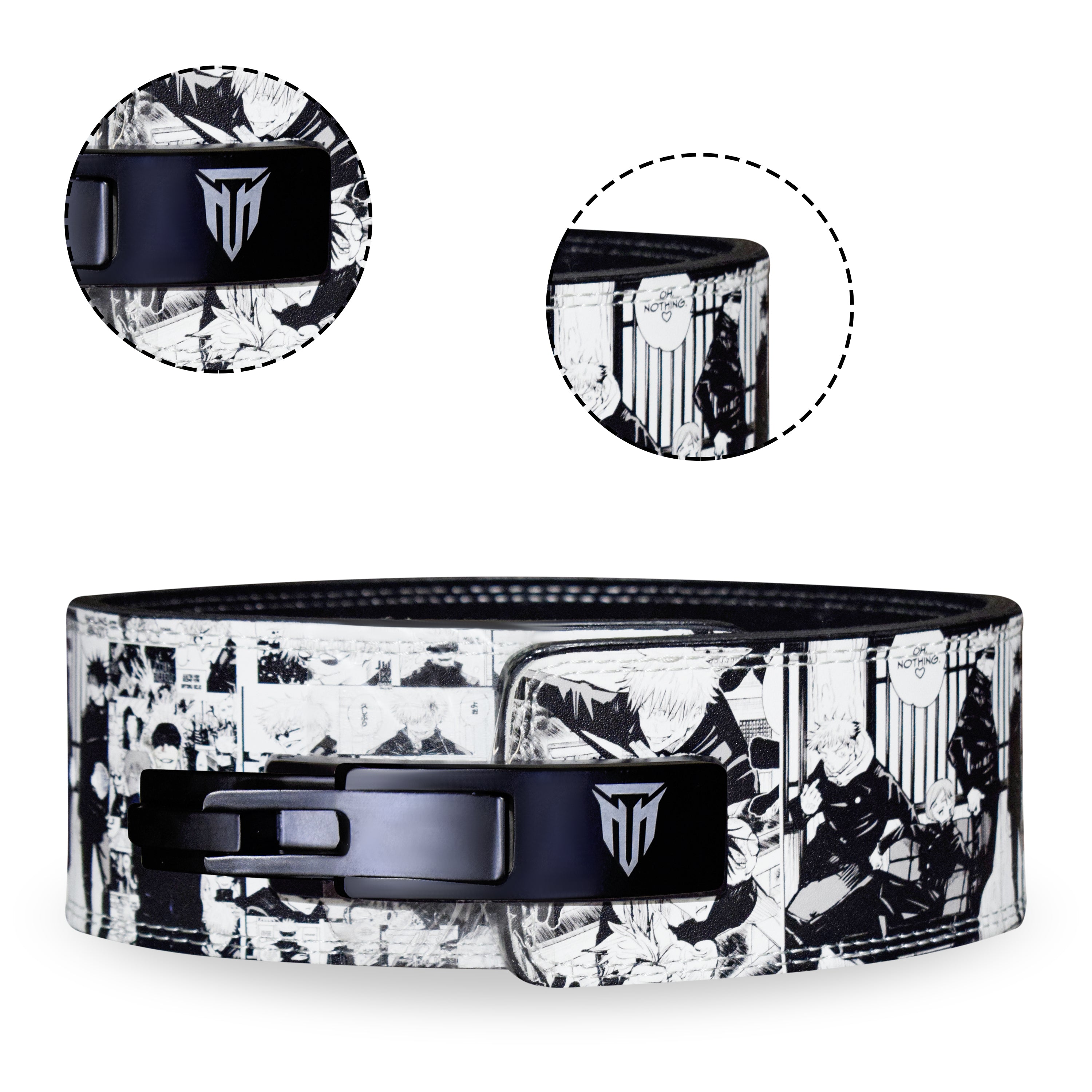 MT Anime 10mm Lever Weightlifting Belt | Limited Edition Anime Print Powerlifting Belt for Gym