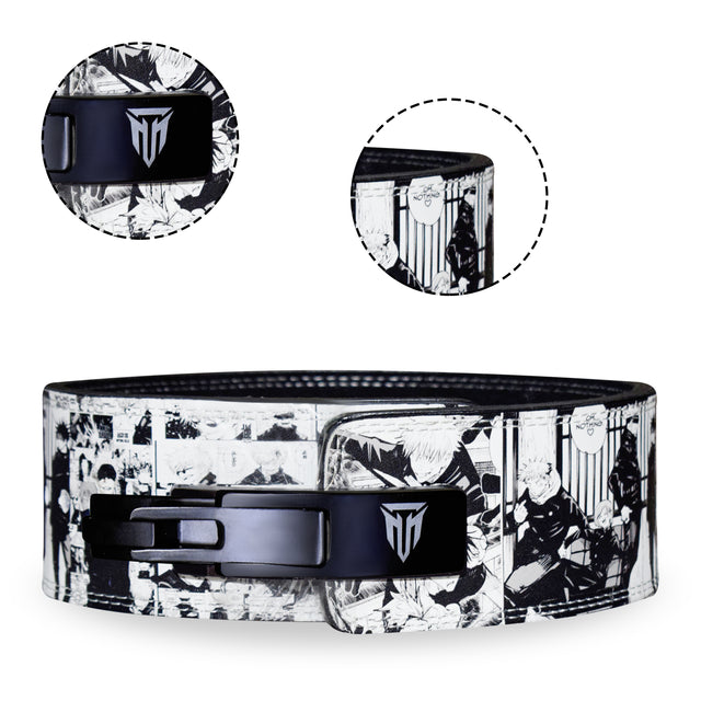 MT Anime 10mm Lever Weightlifting Belt | Limited Edition Anime Print Powerlifting Belt for Gym