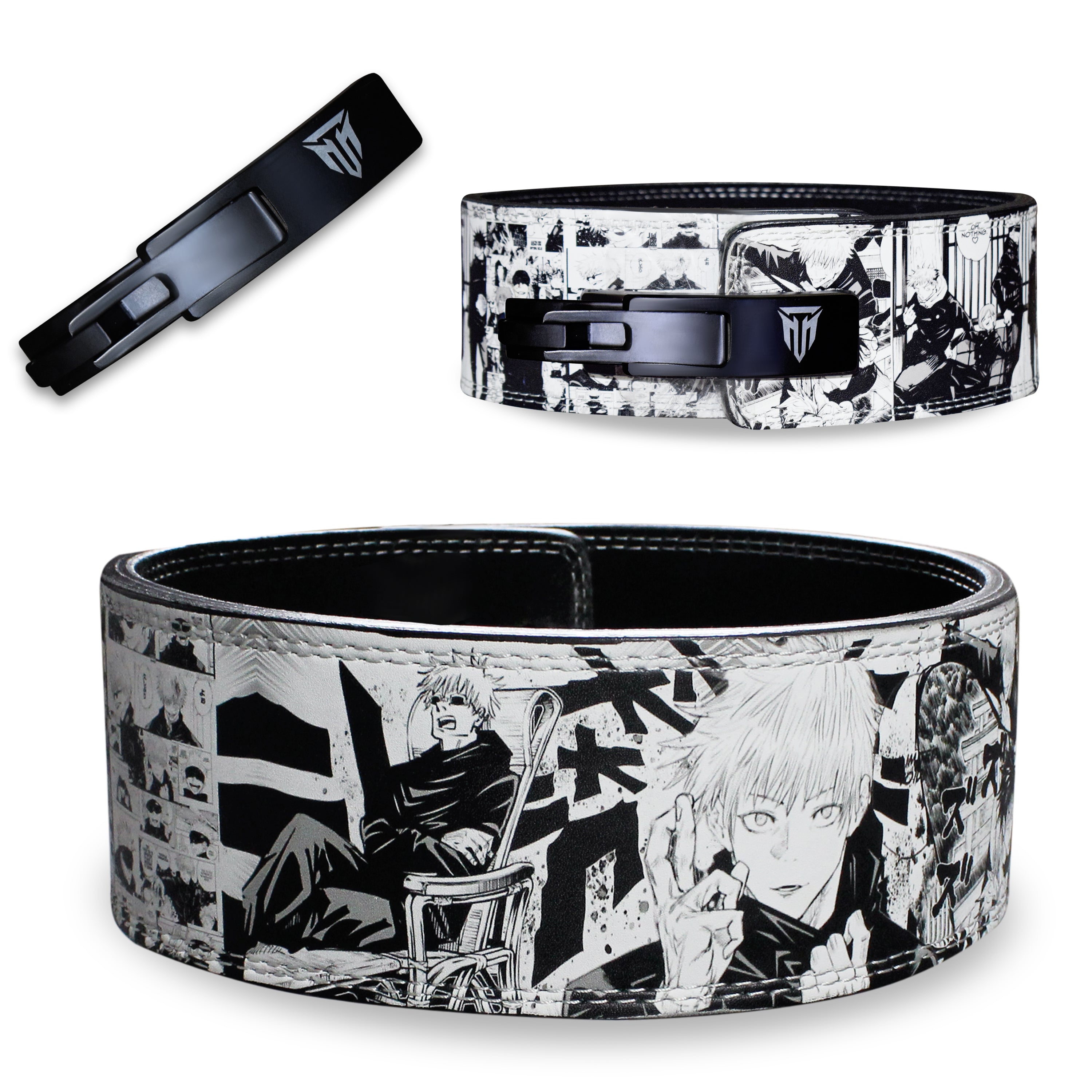 MT Anime 10mm Lever Weightlifting Belt | Limited Edition Anime Print Powerlifting Belt for Gym