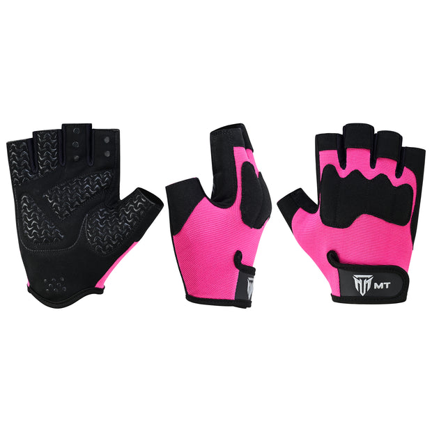 MT Leather Gym Gloves | Premium Weight Lifting Workout Fitness Gloves for Men & Women S–2XL