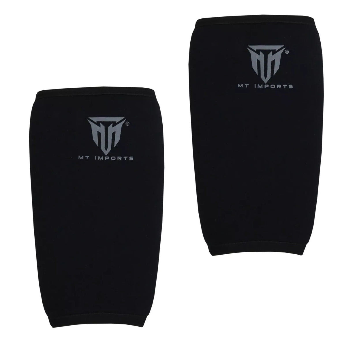 MT knee sleeve compression brace in black, side view