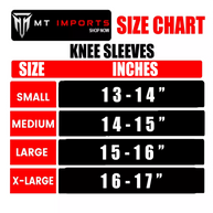 MT Knee Sleeve Compression Braces Knee Support For Sport Joint Pain Arthritis Relief