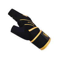 MT Master gym gloves in golden, angle view 9