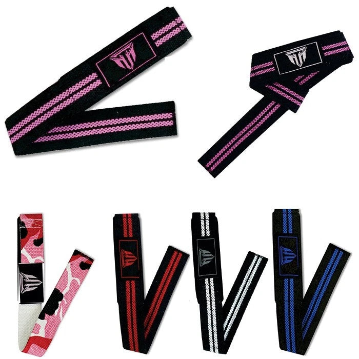 MT Weight Lifting Straps Gym Wrist Wraps Padded Training Extra Grip Support