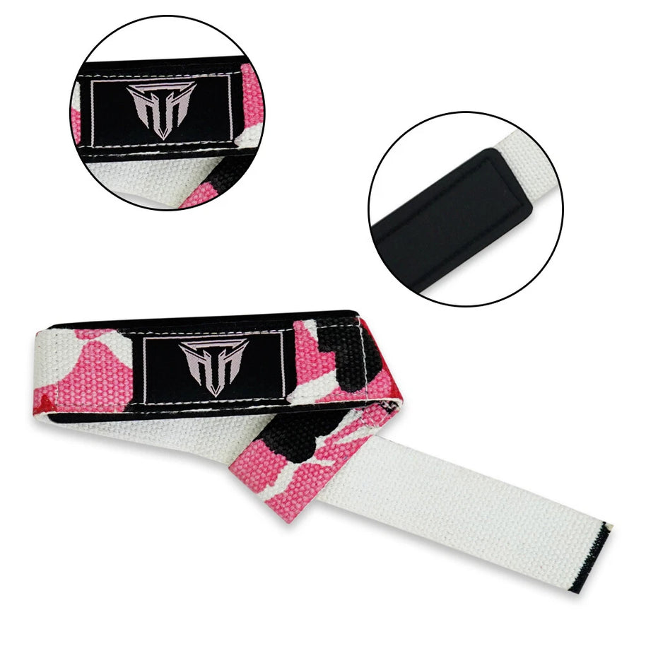 MT Weight Lifting Straps Gym Wrist Wraps Padded Training Extra Grip Support