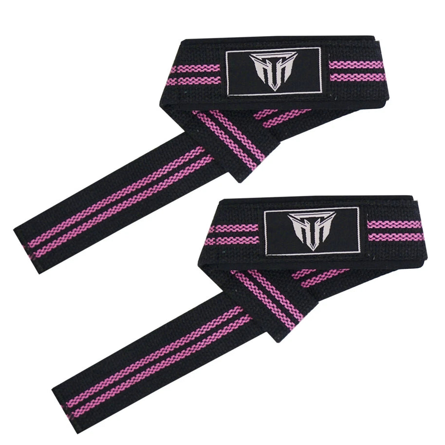 MT Weight Lifting Straps Gym Wrist Wraps Padded Training Extra Grip Support