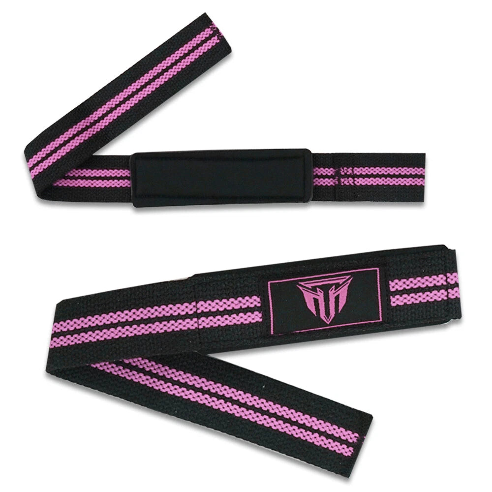 MT Padded Weightlifting Straps | Extra Grip Support for Deadlifts, Rows & Gym Training