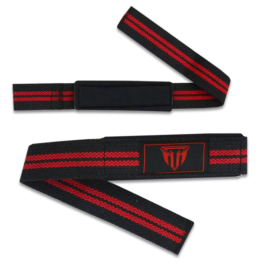 MT Weight Lifting Straps Gym Wrist Wraps Padded Training Extra Grip Support