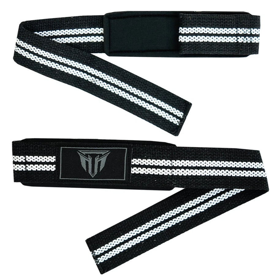 MT Weight Lifting Straps Gym Wrist Wraps Padded Training Extra Grip Support