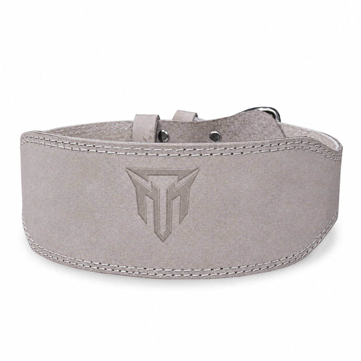 MT 4 Inch Weight Lifting Belt | Leather Back Support Belt for Gym, Powerlifting & Bodybuilding