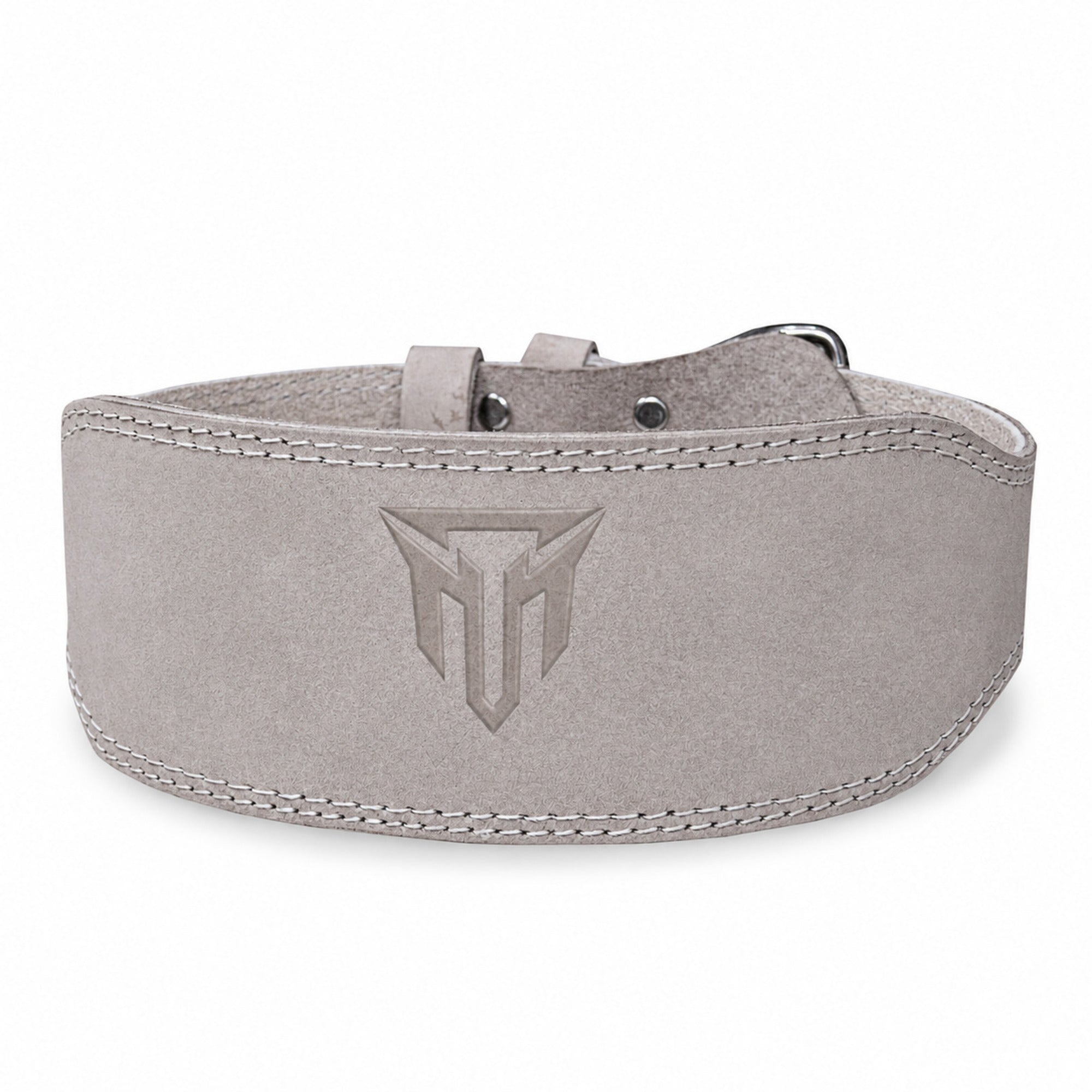 MT 4 Inch Weight Lifting Belt | Leather Back Support Belt for Gym, Powerlifting & Bodybuilding