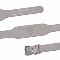 MT 4 Inch Weight Lifting Belt | Leather Back Support Belt for Gym, Powerlifting & Bodybuilding