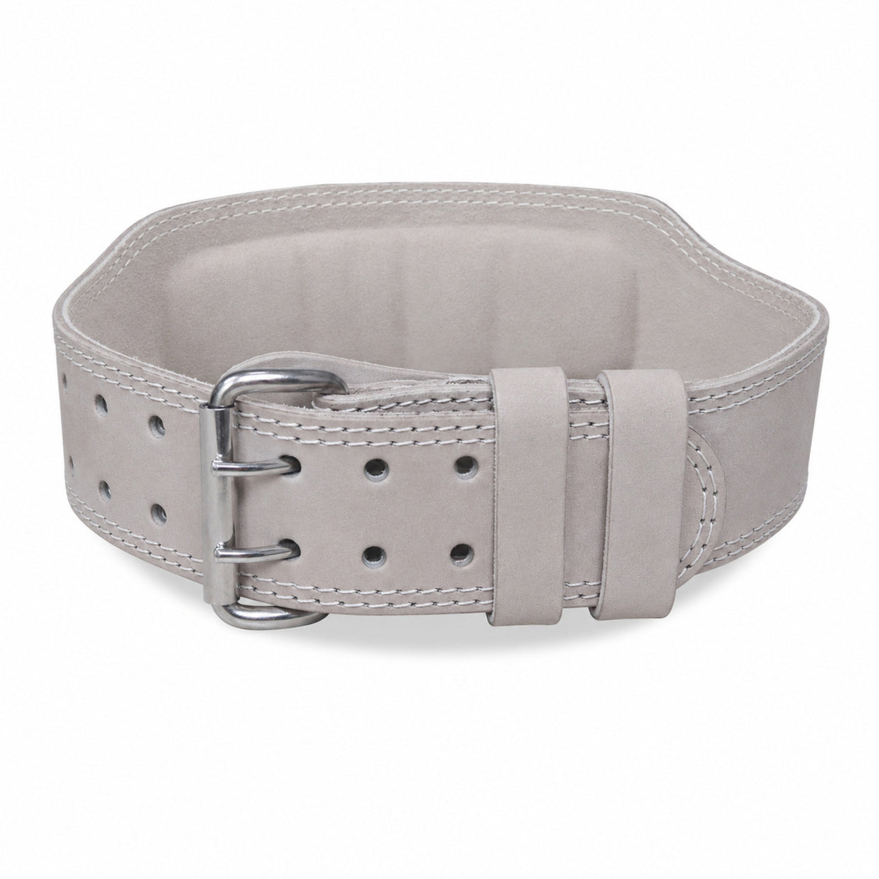 MT 4 Inch Weight Lifting Belt | Leather Back Support Belt for Gym, Powerlifting & Bodybuilding