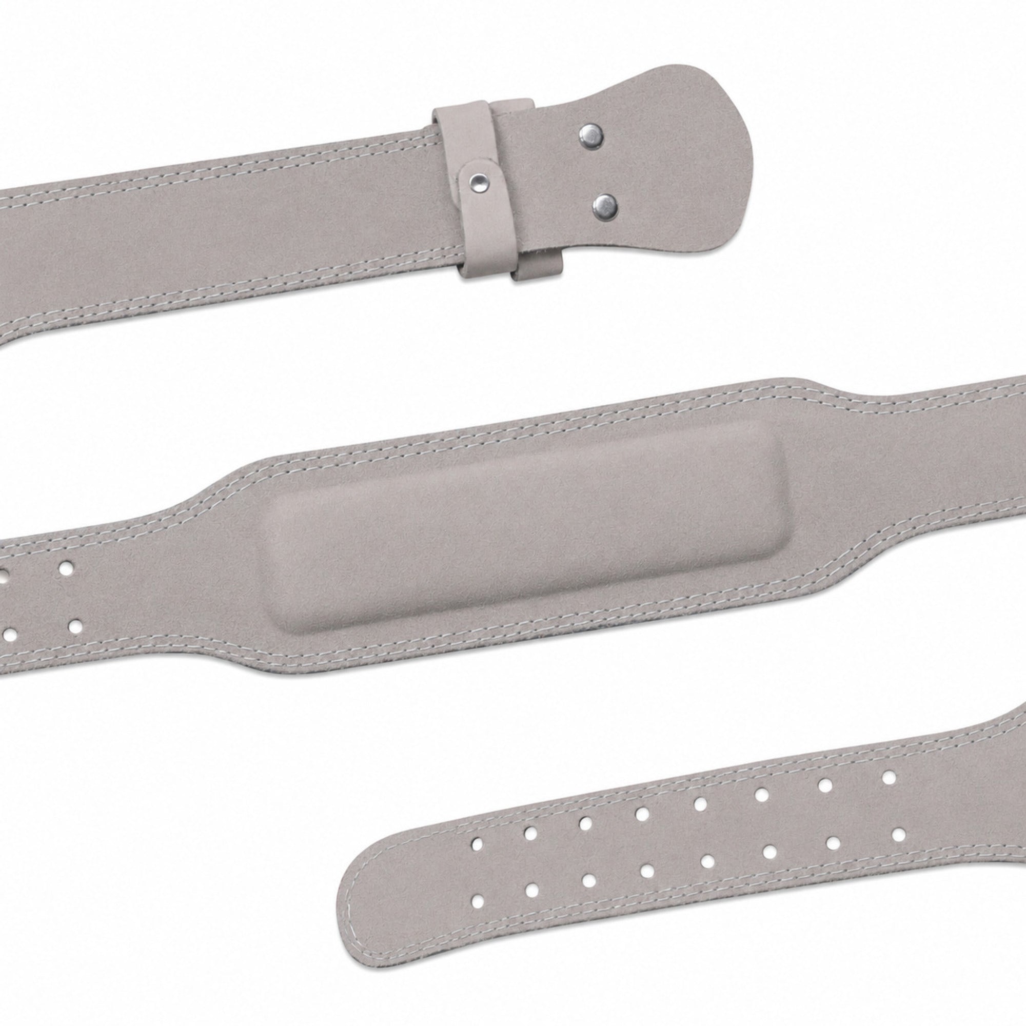 MT 4 Inch Weight Lifting Belt | Leather Back Support Belt for Gym, Powerlifting & Bodybuilding