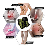 MT Weight Lifting Knee Wraps Fitness Training Straps Power Lifter Gym Men Women