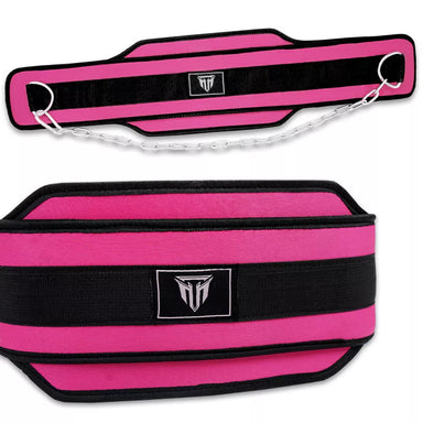 MT Weight Training Dip Belt with Heavy Duty Steel Chain for Pull-ups, Chin-ups