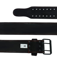 MT 10mm Powerlifting Leather Belt-Weightlifting Belt Lever Bodybuilding Gym Belt