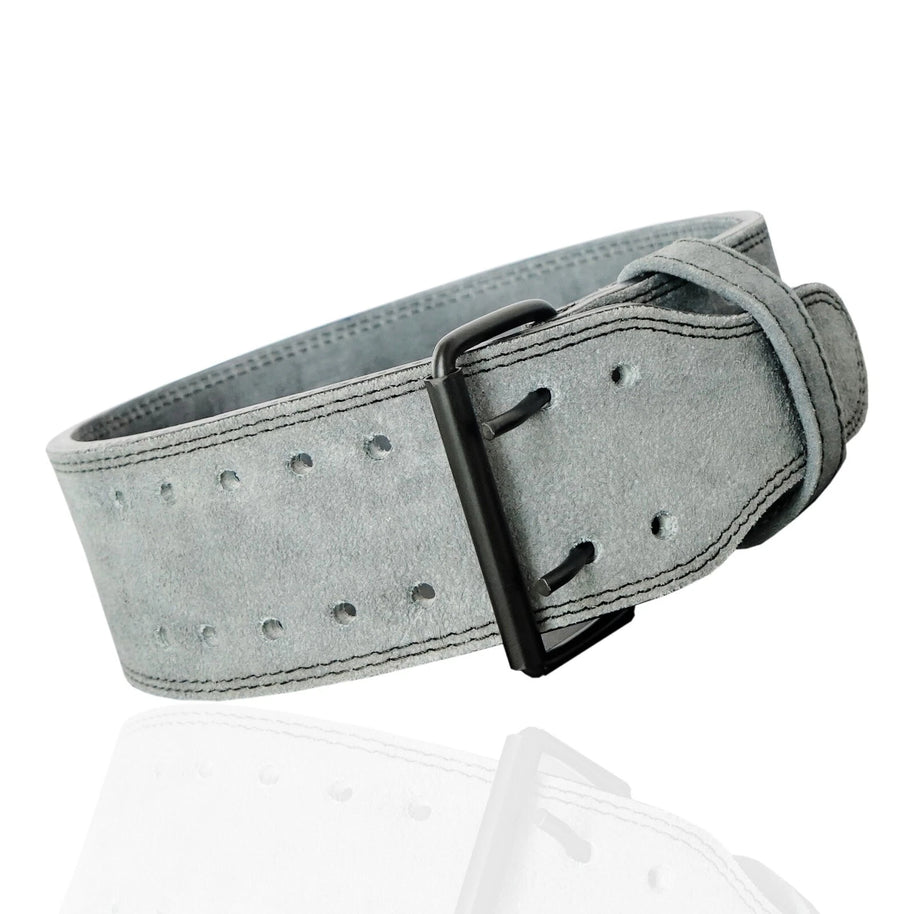MT 10mm Powerlifting Leather Belt-Weightlifting Belt Lever Bodybuilding Gym Belt