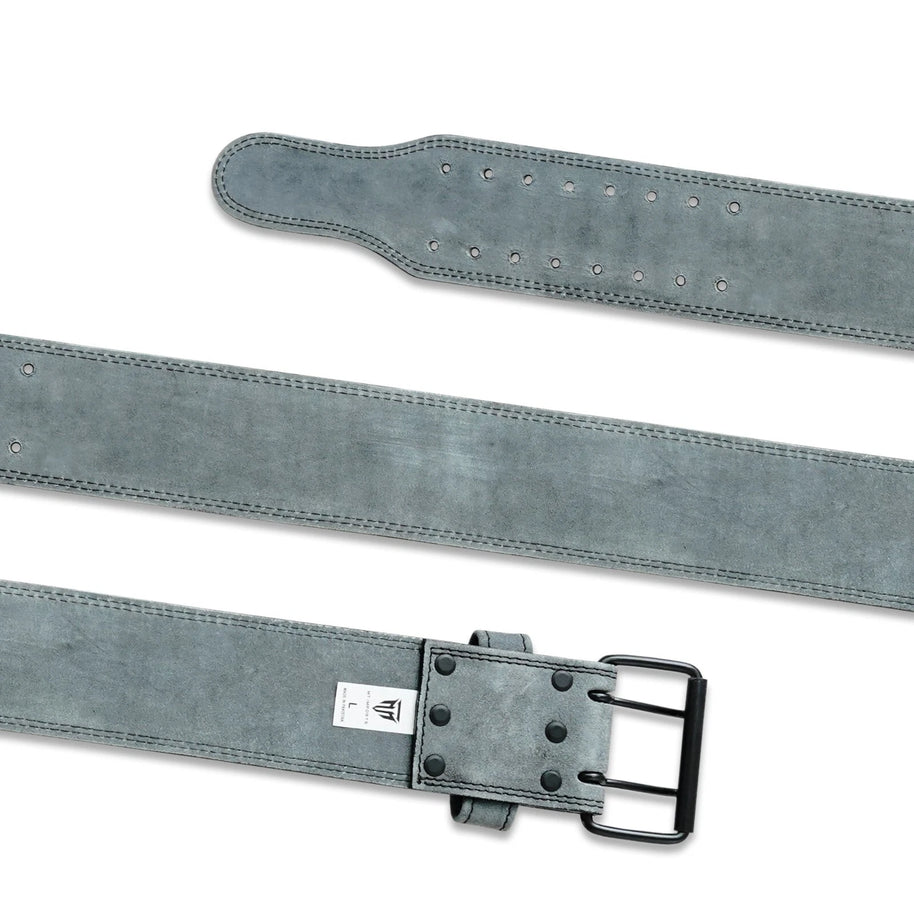 MT 10mm Powerlifting Leather Belt-Weightlifting Belt Lever Bodybuilding Gym Belt