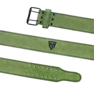 MT 10mm Powerlifting Leather Belt-Weightlifting Belt Lever Bodybuilding Gym Belt