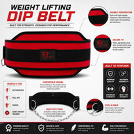 MT dip belt for pull-ups and chin-ups, lifestyle photo 2
