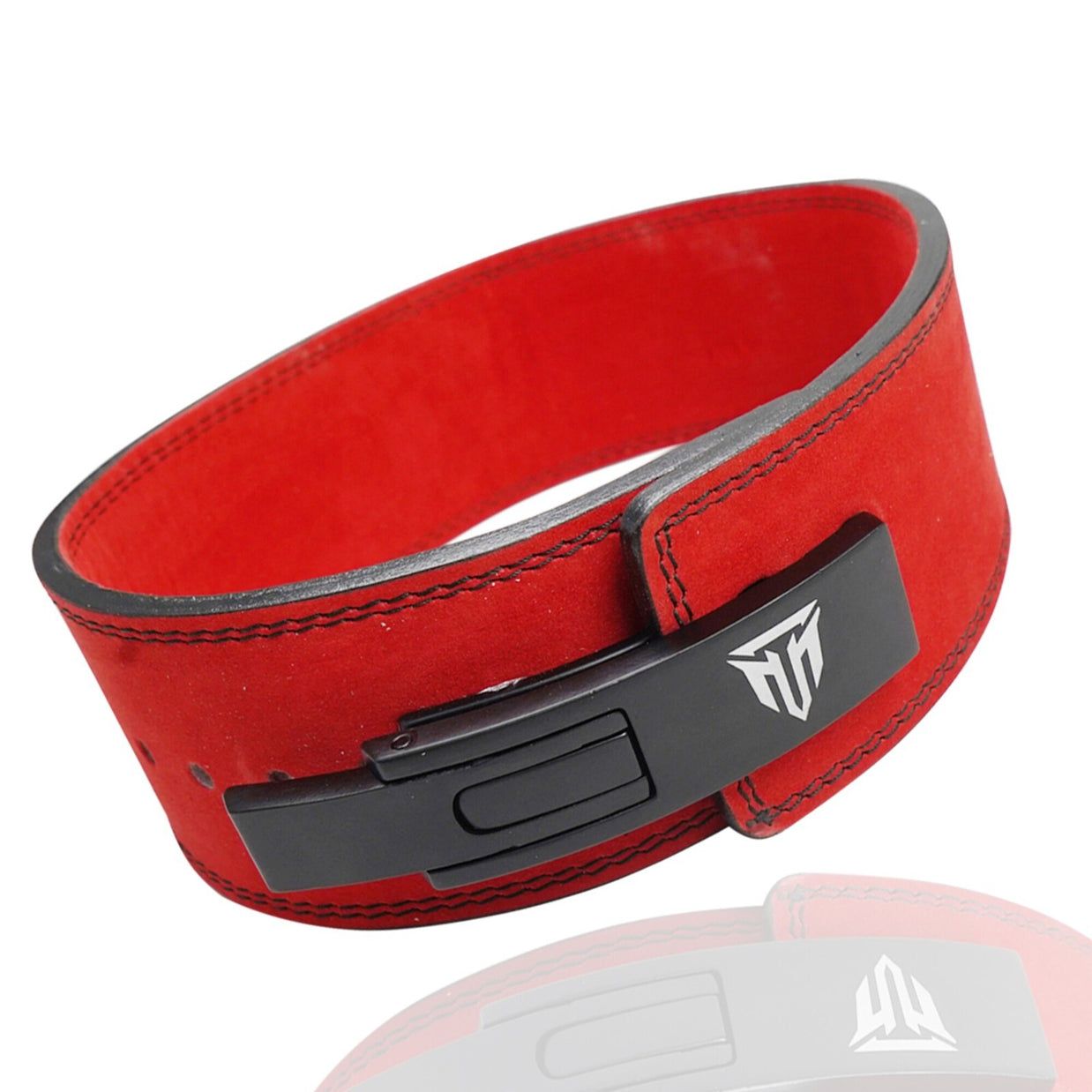 MT 10mm Genuine Leather Lever Belt | Premium Powerlifting & Weightlifting Gym Belt for Men & Women