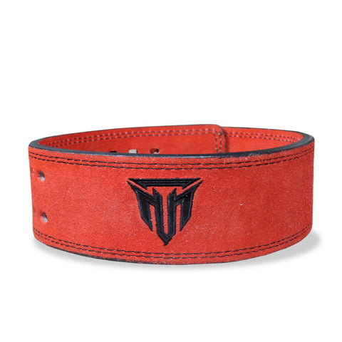 MT 13mm Genuine Suede Leather Lever Weight Lifting Belt Powerlifting Fitness Gym Belt