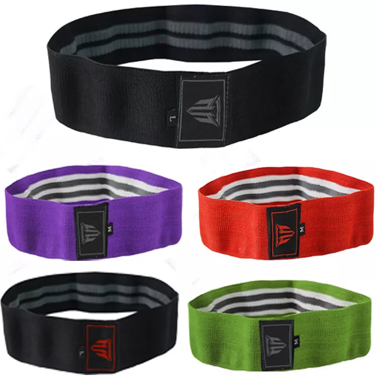 Resistance Bands Exercise Sport Loop Fitness Home Gym Yoga Glute Set One Size MT