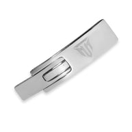 MT lever buckle replacement in silver, angle view 2