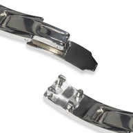 Black & Silver Lever Buckle Replacement for Weight Lifting Lever Belts - MT