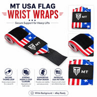 MT Ultimate Beast Wrist Wraps | Heavy-Duty Support for Powerlifting, Bench Press & CrossFit