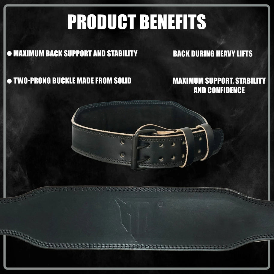 MT Weight Lifting Belt 4" Back Support Fitness Gym Training Men Bodybuilding