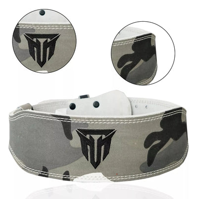 MT Weight Lifting Belt 4" Back Support Fitness Gym Training Men Bodybuilding