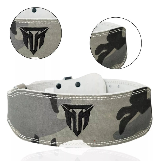 MT Weight Lifting Belt 4" Back Support Fitness Gym Training Men Bodybuilding