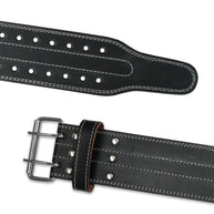 MT Pro Powerlifter Belt | Premium Leather Back Support for Weightlifting, Squats & Deadlifts