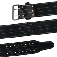 MT Pro Powerlifter Belt | Premium Leather Back Support for Weightlifting, Squats & Deadlifts