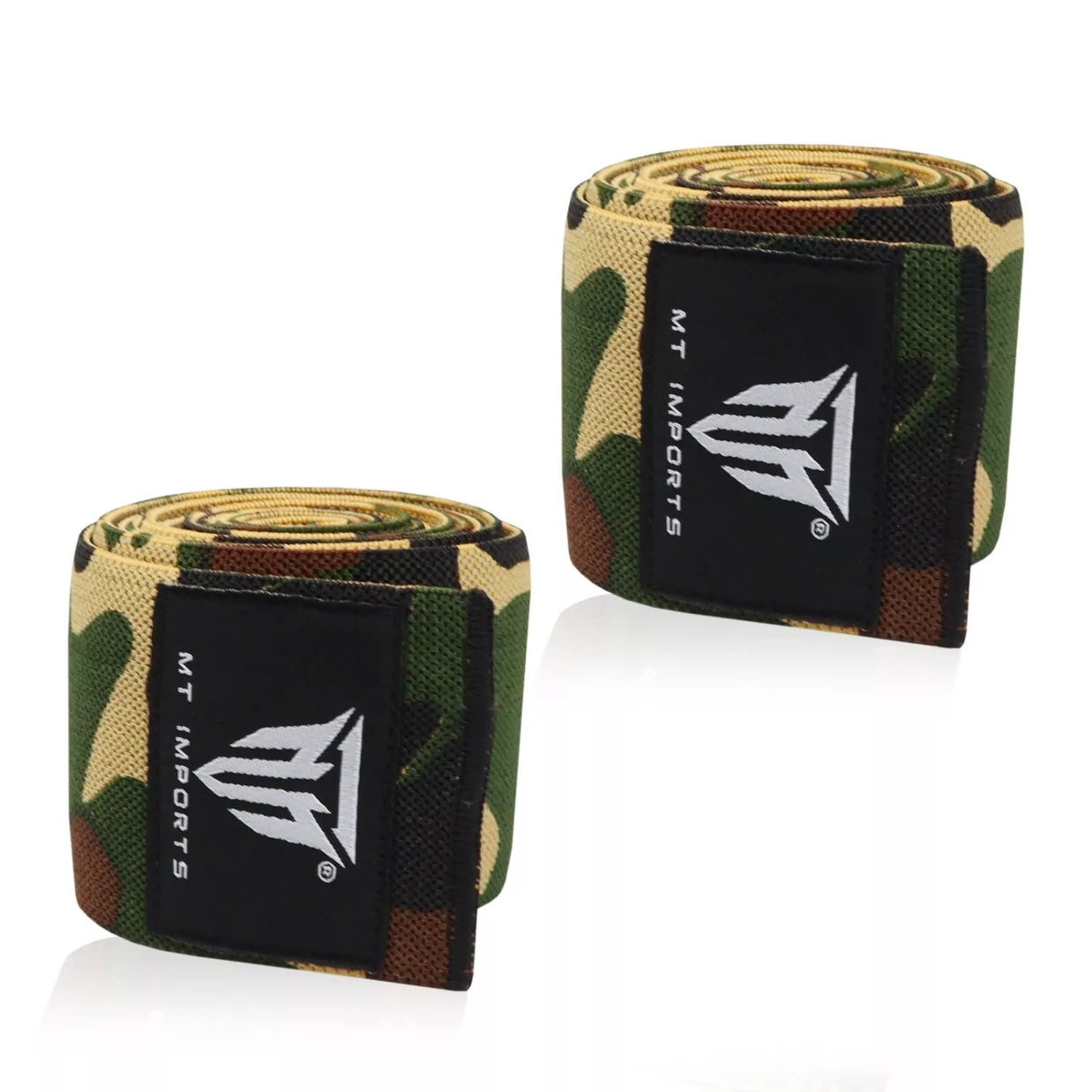 MT Knee Wraps | Elastic Joint Support for Squats, Powerlifting & Weightlifting – Men & Women