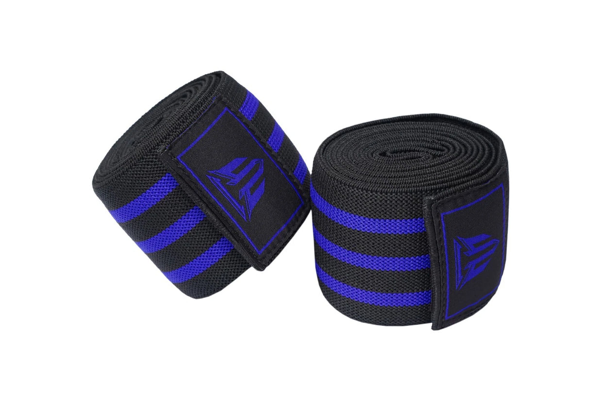 MT Knee Wraps | Elastic Joint Support for Squats, Powerlifting & Weightlifting – Men & Women