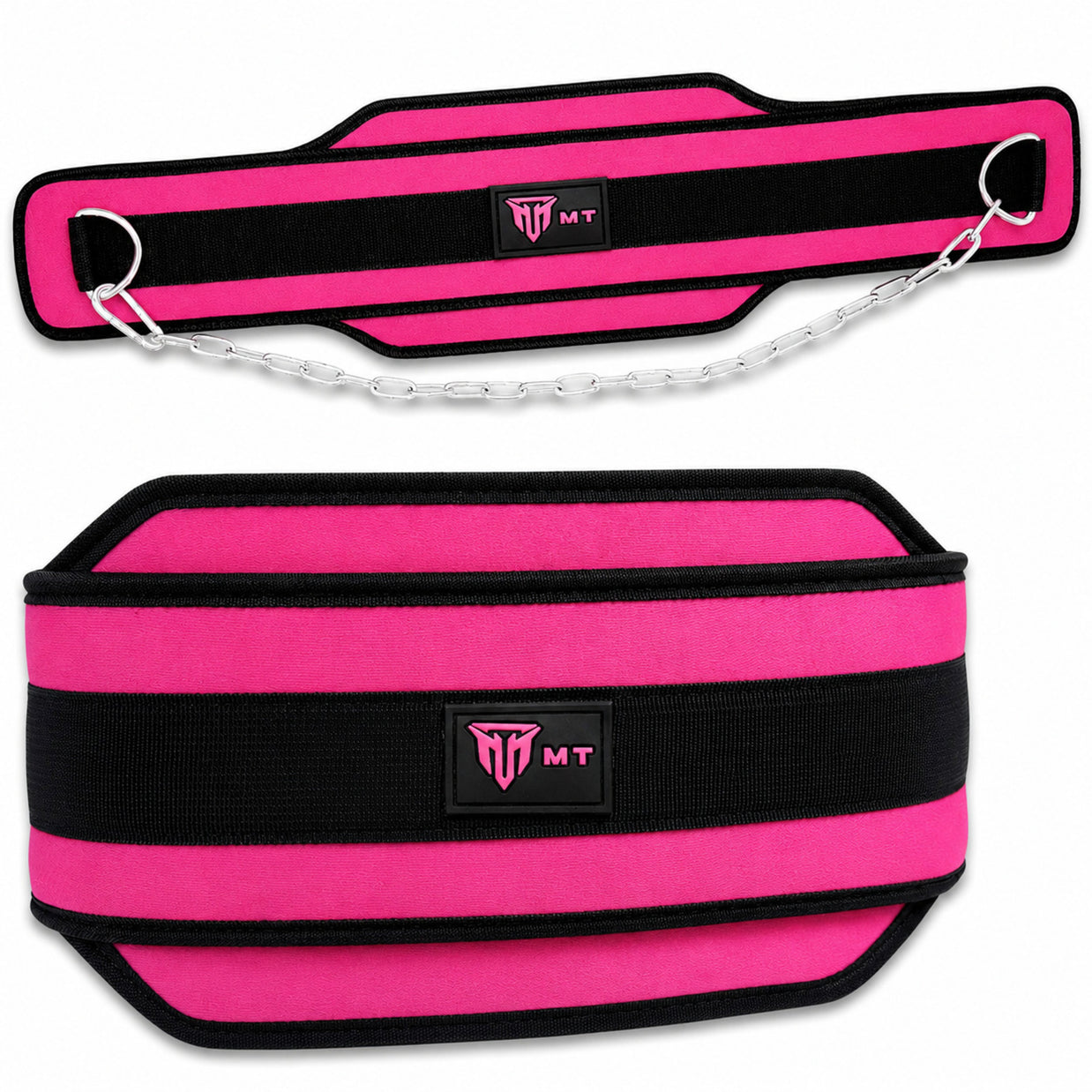 MT Dip Belt with Heavy Duty Steel Chain | Weighted Pull-Ups, Chin-Ups & Dips Training Belt