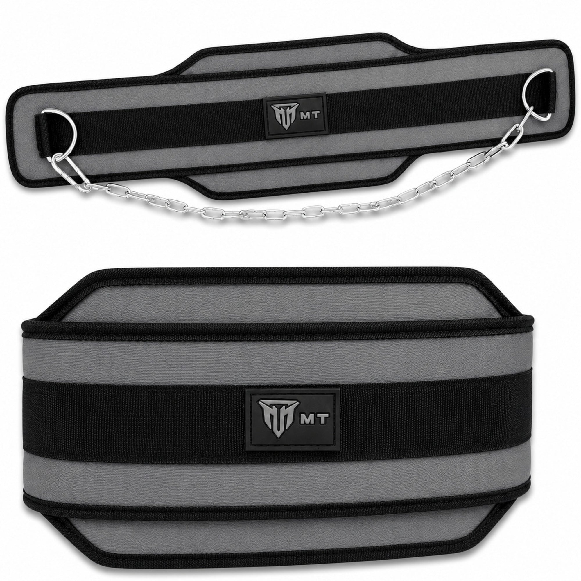 MT Dip Belt with Heavy Duty Steel Chain | Weighted Pull-Ups, Chin-Ups & Dips Training Belt