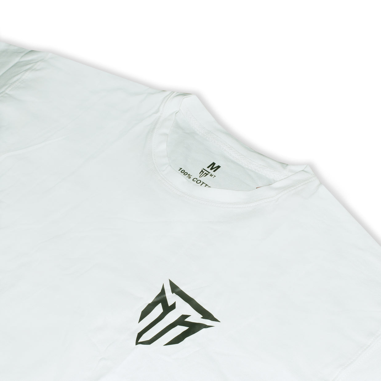 MT drop shoulder gym tee, size chart