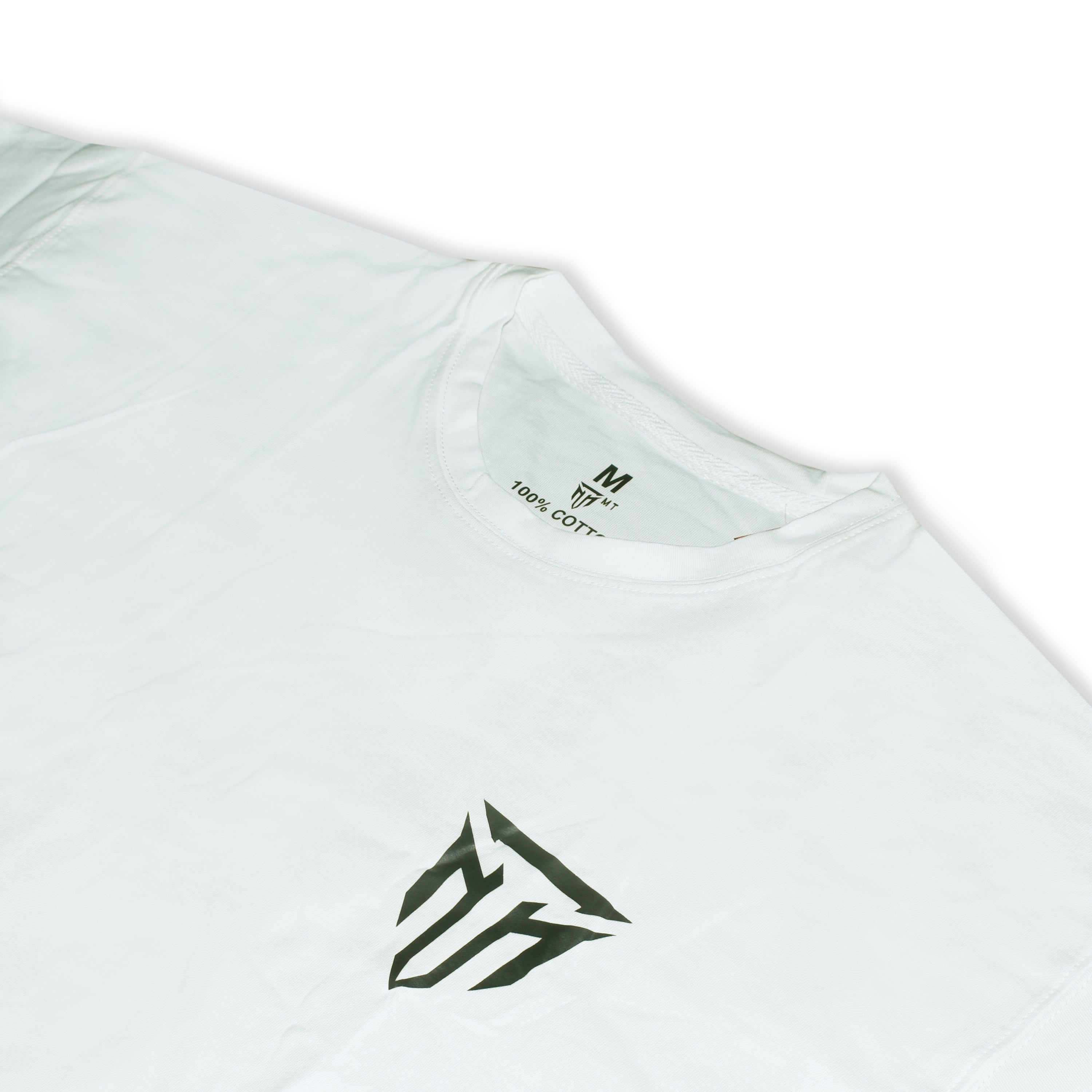 MT drop shoulder gym tee, size chart