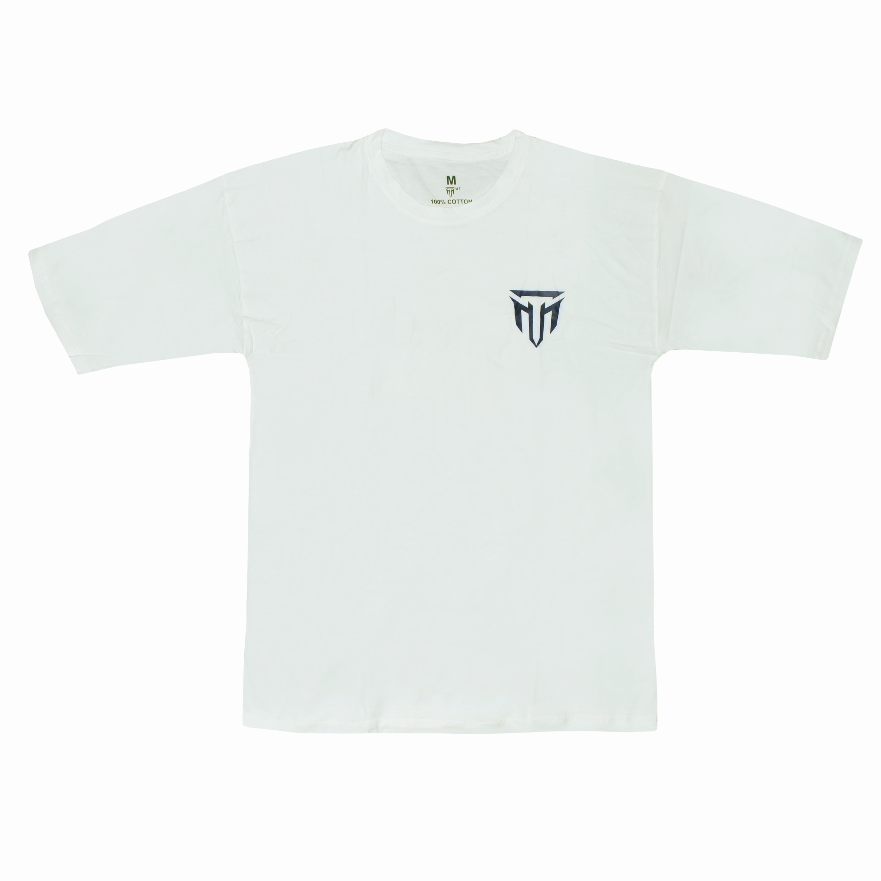 MT drop shoulder gym tee, detail view