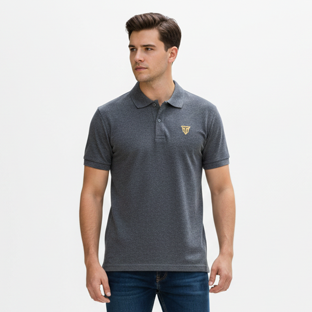 MT polo t-shirt for men and women, front view