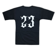 Men Women Drop Shoulder Gym Black Tee By MT