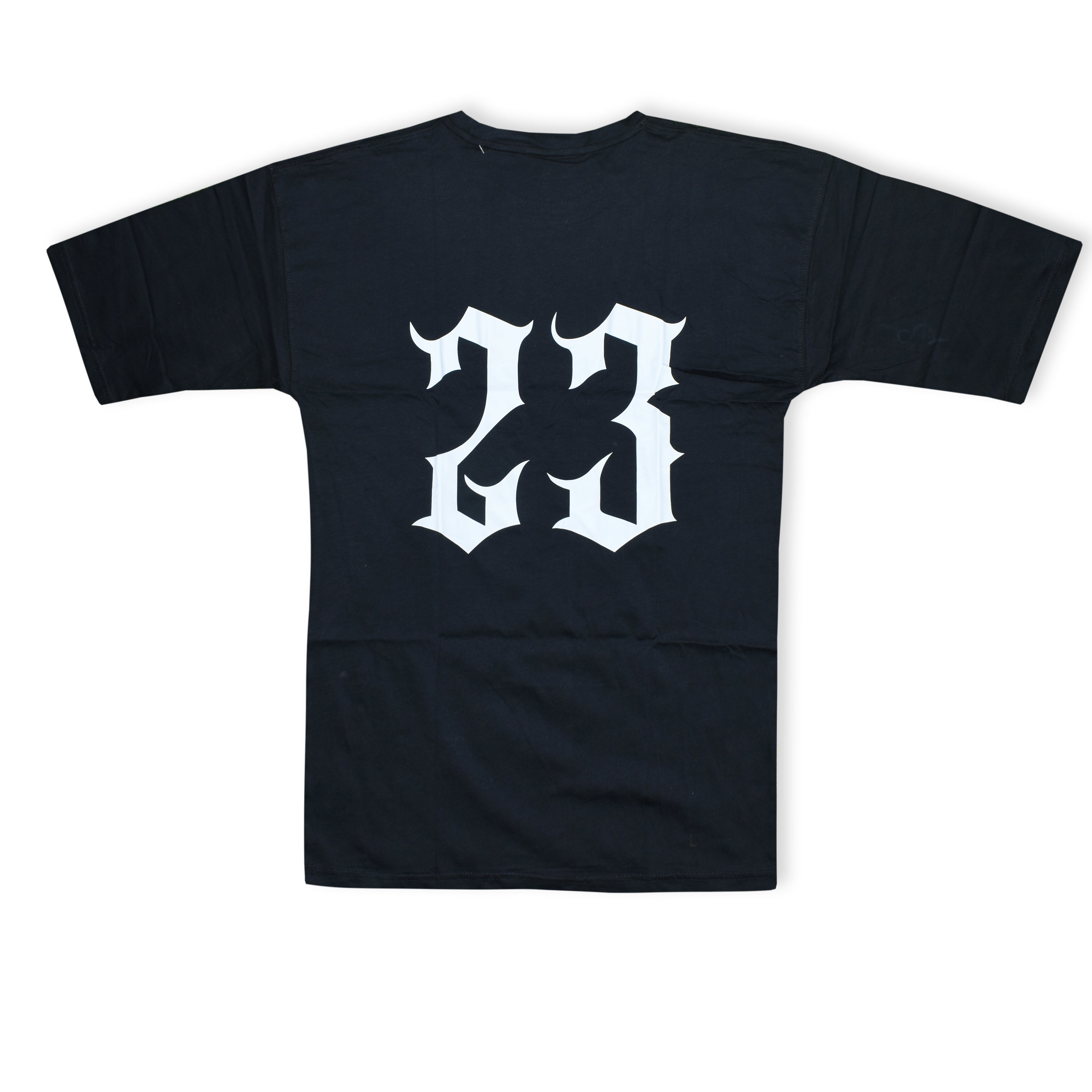 Men Women Drop Shoulder Gym Black Tee By MT