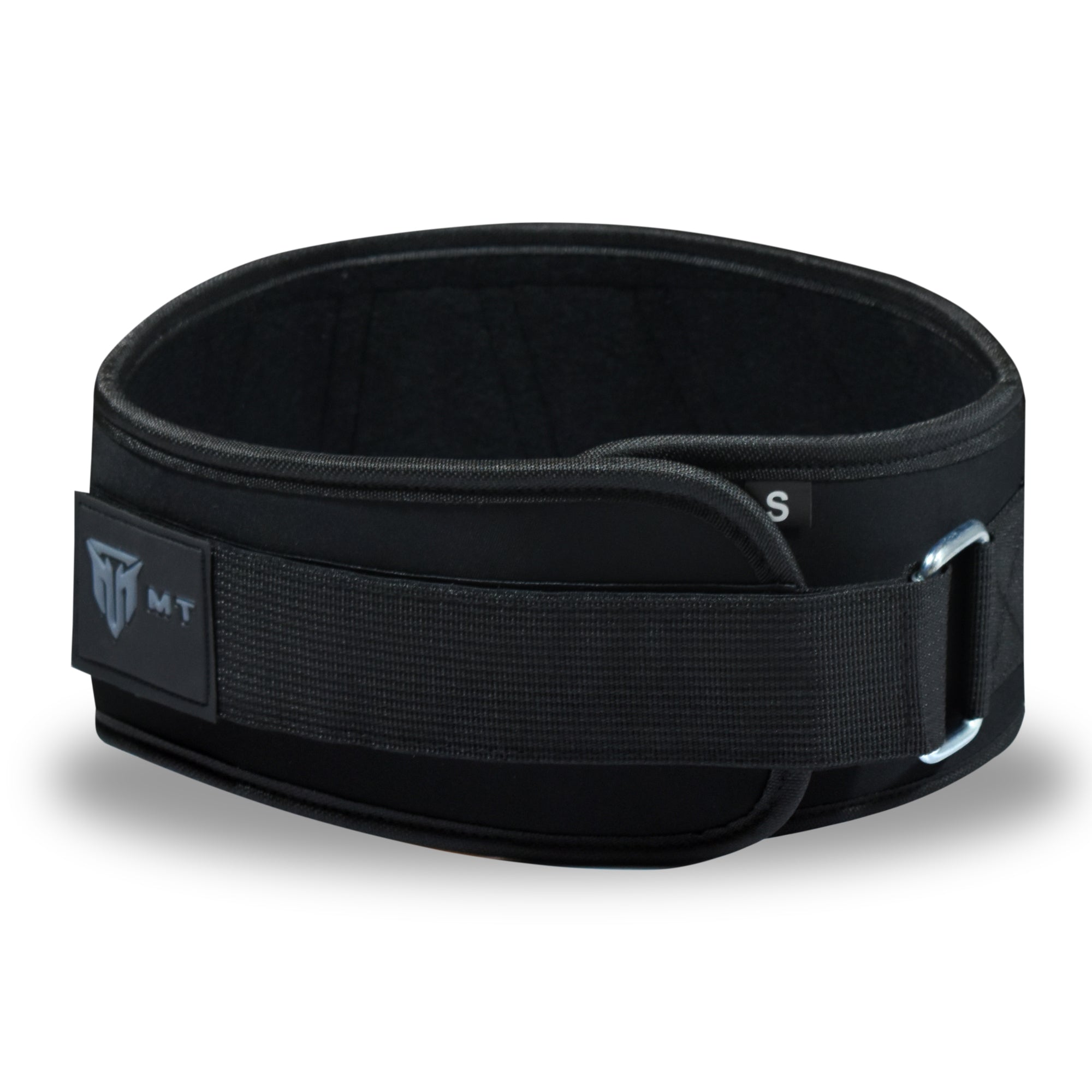 MT 6 inch Curved Weightlifting Belt - Padded Wide Back Support Gym Belt