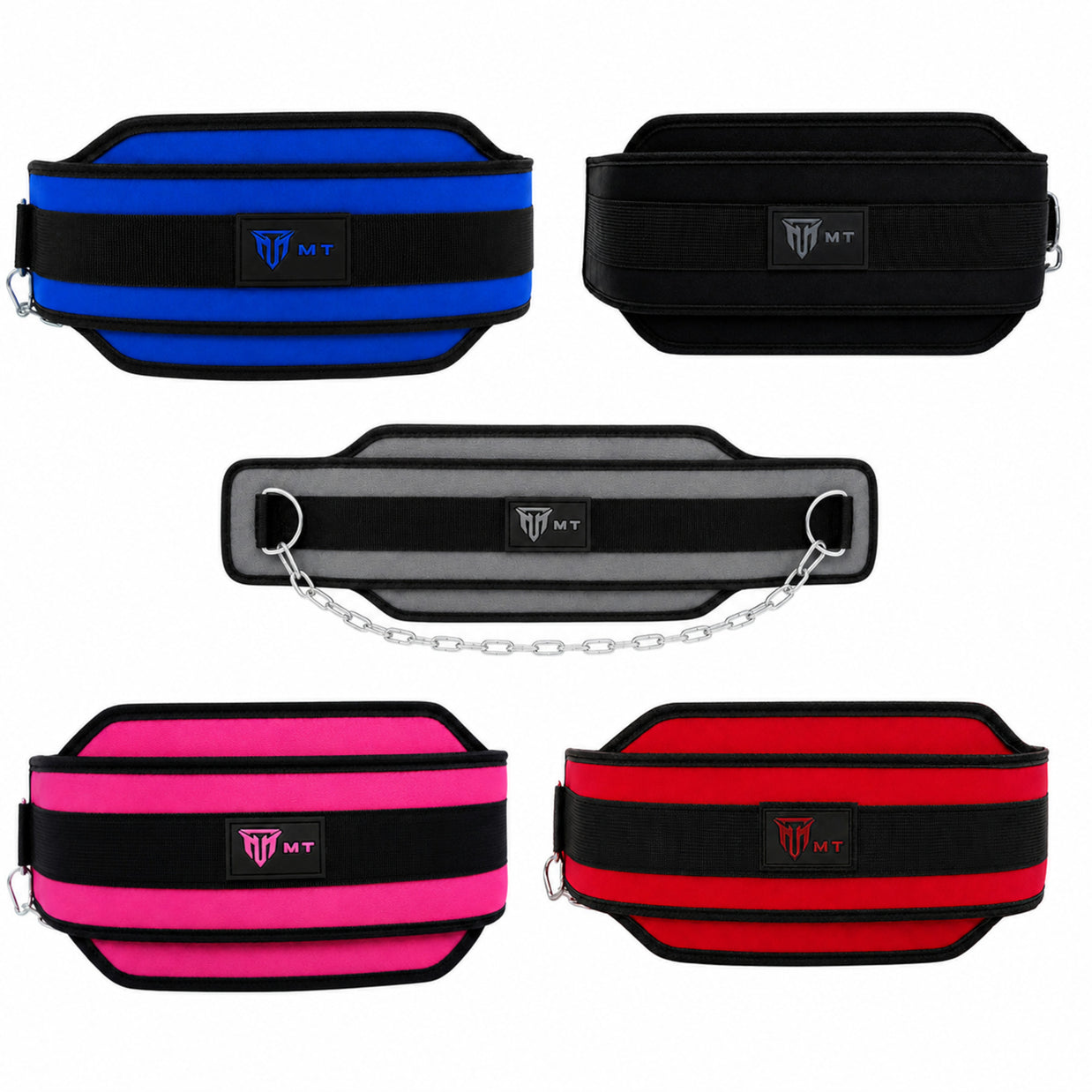 MT dip belt with heavy duty steel chain, group photo